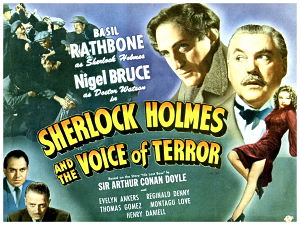 Шерлок Холмс: Шерлок Холмс и голос ужаса / Sherlock Holmes and the Voice of Terror (1942)