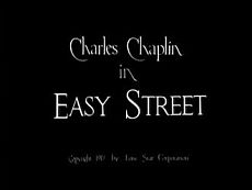 Тихая улица / Easy Street (1917)